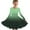Green, variant on Kids Girls Skater Twirl A-Line Dress Long Sleeve Pleated Dancing Dress Spring Fall Gradient Dress Stretchy Twirly Skater School Recital Dress Kids Clothes Black