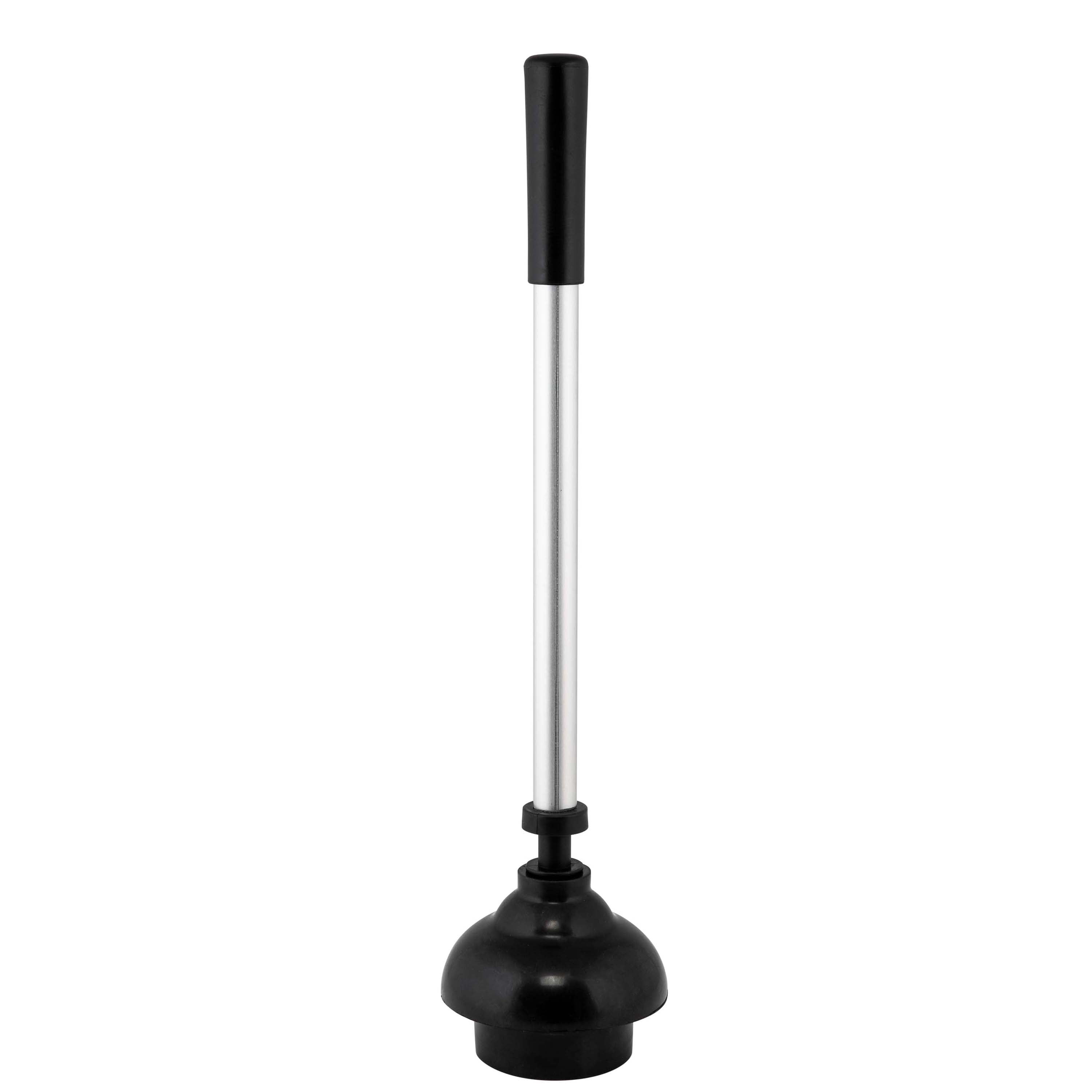 Bath Bliss 2-in-1 Toilet Brush and Plunger Set in Stainless Steel
