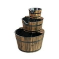 thumbnail image 6 of Havenside Home 3-Tier Rustic Outdoor Fountain 24" W, Garden Decor Water Fountain with Submersible Electric Pump by Sun-Ray, 6 of 6
