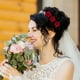 thumbnail image 4 of 6 Pieces Red Rose Flower Hair Clips U Shape Rose Floral Bobby Pins Bridal Hair Pin Wedding Head Hairpin Women and Girls Hair Accessories for Party, 4 of 4