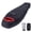 Black-650FP(27℉), variant on QEZER Adult Mummy Down Sleeping Bag, Perfect for Extreme Cold Weather, Essential for Camping and Backpacking, with compression sack, 88.6" × 32.3", 3.44 lb, Black