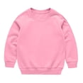 thumbnail image 5 of Vibrex Crewneck Sweatshirts Children's Solid Color Long Sleeved Casual Sports Hoodie Top Comfortable Pullover Sweatshirts Shirts Warm Hiking Pullover Oversized Warm Casual Sweatshirt 5-15 Years, 5 of 7