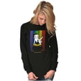 thumbnail image 4 of Betty Boop Pot Of Gold St Paddys Women's Long Sleeve T Shirt Brisco Brands S, 4 of 6