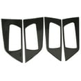 thumbnail image 2 of Akozon 2 pares de molduras de cubierta para manijas de puertas laterales pegatinas de cubierta para manija de puerta interior de fibra de carbono ABS para 2015-2019 Soft ANGGREK  Otros, 2 of 8