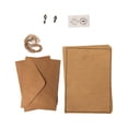 thumbnail image 2 of Methold Sobres Kraft de 12 piezas, papel de carta de superficie lisa, sobres hechos a mano, accesorios de estampado, sello adhesivo, suministro cartulina tipo 15, 2 of 6
