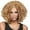 B, variant on Afro Short Curly Wig With Natural Side Part For Women Synthetic Hairpiece
