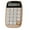Lumière Kaki, variante sur YAOMOBB Calculatrice Inclinable à 15 Degrés Calculatrice de Bureau à 10 Chiffres Affichage LCD Grandes Touches Carrées Calculatrice Financière Portable pour Étudiants