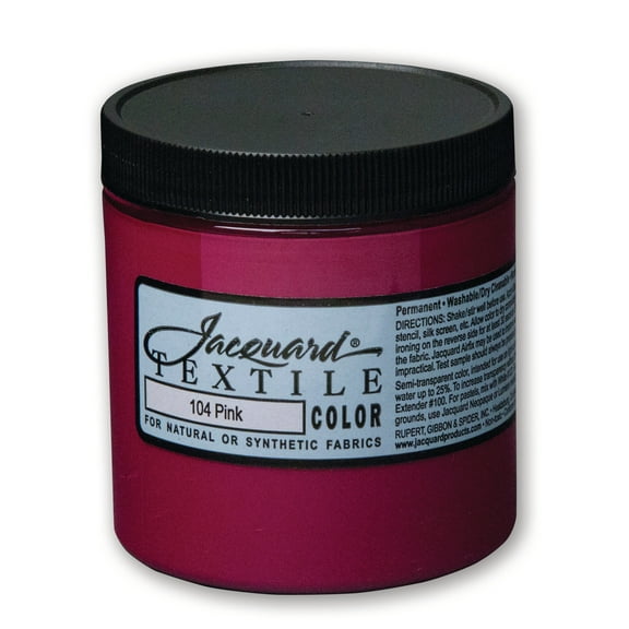 Jacquard Textile Color - Fabric Paint - (8 oz) - Pink