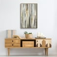 thumbnail image 6 of Color Ripple Framed Premium Gallery Wrapped Canvas - Ready to Hang - 25 x 37 - Natural Wood Floating Frame, 6 of 9