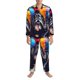 thumbnail image 3 of Fotbe Rainbow Bulldog Sunglasses Pijama de Hombre con Estampado de Manga Larga, Conjunto de 2 Piezas, Ropa de Dormir Suave y Cómoda con Bolsillos-XX-Large, 3 of 7