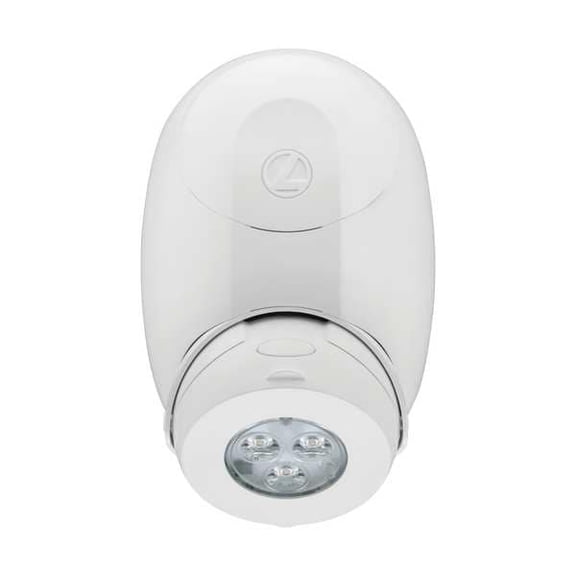 Lithonia Lighting Emergency Light Head,LED,5 W,1 Lamp ELMRE SP1100L SGL M12