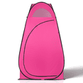 thumbnail image 2 of Tcbosik Pop Up Privacy Shelter Tent, Portable Toilet Dressing Fitting Room Tent with Carrying Bag for Camping, Traveling, Hiking, Pink, 2 of 9