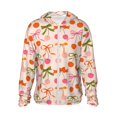 thumbnail image 1 of Balery Cherries And Bows Sudadera ligera de manga larga con capucha y protección solar UPF 50+ para hombre y mujer, ideal para pesca y running-X-Large, 1 of 7