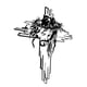 thumbnail image 5 of Escultura de estatua de crucifijo de Jesús con cruz para colgar en la pared, cruz de pared tallada para bautismo B3082, 5 of 9