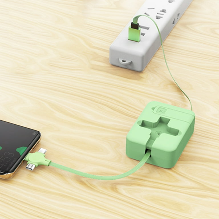 Câble USB 4 en 1 Rétractable à Charge Rapide Avec Support De Téléphone –  Boutikette