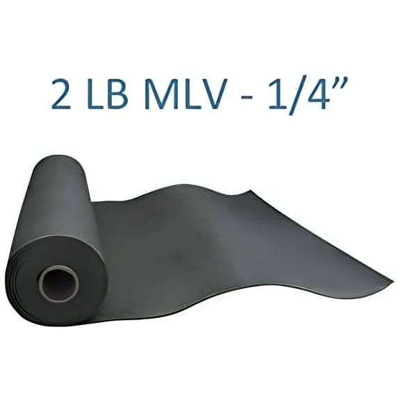 TotalMass Mass Loaded Vinyl MLV Barrier 4' x 15' 2 LB One Pound 60 Square Foot Roll Soundproofing Acoustic Barrier