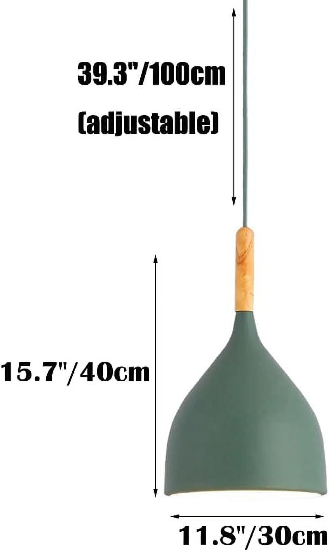 Minimalism Vintage Pendant Lighting for Kitchen Island, Simple Colorful Metal Pendant Light for Dining Room, Rustic Pendant Lamp, Retro Farmhouse Pendant Light Fixture for Kitchen Sink