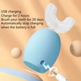 thumbnail image 2 of Sonic Electric Toothbrush Kids Silicone U-Shaped Children's Smart Toothbrush 360 Degrees Automatic Toothbrush USB Rechargeable, 2 of 12