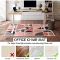 thumbnail image 4 of Office Chair Mat for Hardwood & Tile Floor 36"x48",Modern Boho Abstract Pink and Grey Computer Rolling Chairs Mat Carpet, 4 of 13