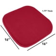 thumbnail image 4 of Cojines para silla Sweet Home Collection, espuma viscoelástica, 40 x 40 cm, color rojo, paquete de 4, 4 of 7