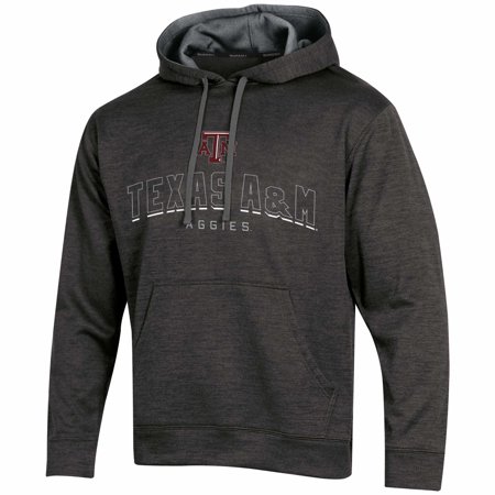 Men's Russell Black Texas A&M Aggies Synthetic Pullover Hoodie