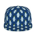 thumbnail image 2 of Balery Baseball Cap Flat Bill Hats for Men Adjustable Size for Running Workouts and Outdoor Activities All Seasons Dad Hat(Beautiful King Penguin Pattern ), 2 of 9