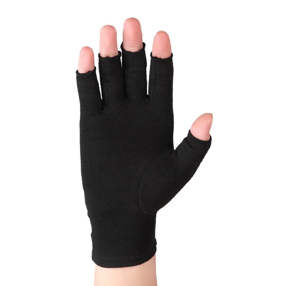 Half Finger Copper Infused Glove Pain Relief And Healing For Arthritis, Wrist Support For Carpal