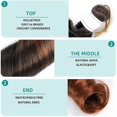 thumbnail image 5 of Extensiones de cabello para trenzas French Curl de 22 pulgadas, ondas sueltas, estilo crochet, preestiradas, rizos enredados., 5 of 5