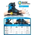 thumbnail image 2 of Adjustable Inline Skates for Kids and Adults with Full Light up Wheels, Roller Skates for Girls and Boys, Skates Men and Women Outdoor and Indoor - Blue X-Large(8M/9W-10M/12W US), 2 of 7