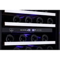 thumbnail image 4 of Sollevare BIWC-150B Stainless Steel 46 Bottle Pro-Style Dual Zone Freestanding & Built in Wine Cooler, Silver, 4 of 8