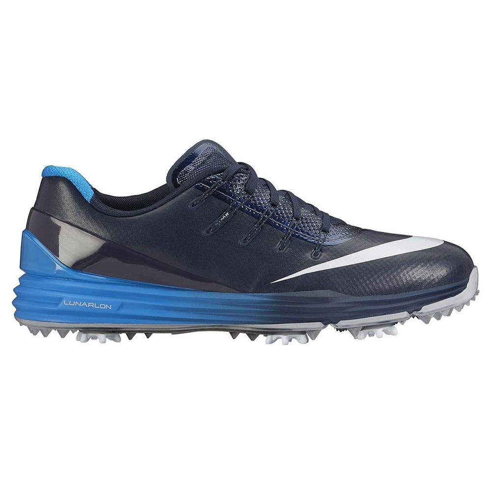 New 2016 Mens Nike Lunar Control 4 Golf Shoes Navy Blue White - Any ...