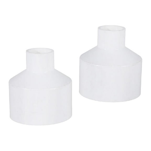 Necvior Adjustable PVC Duct Reducers for 50mm Blower Fans Connect to Smaller Pipe with Ease
