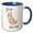 Blue/White, variant on 3drose, Zero Fox Given Winter, 11oz Mug