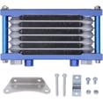 thumbnail image 1 of Huggegwe Refroidisseur d'Huile Moteur Aluminium Radiateur de Transmission d'Huile Moto Tout-Terrain ATV (Bleu) CJB91-79062, 1 of 9