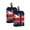 2PCS, variant on Union Jack United Kingdom Flag Vintage 1 PC Portable Travel Shoe Organizer Bag with Carrying Handle, Shoe Toiletry & Gear Storage Pouch for Suitcases