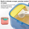 thumbnail image 5 of RV EACHPT Dispensador de leche para bebés, caja medidora de leche en polvo One Touch de 480 ml, caja de leche en polvo para bebés, con tapa de silicona sellada, barra niveladora y cuchara Sailing Electrónica, 5 of 5