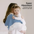thumbnail image 3 of Paños para eructar KeaBabies Lumi Muslin, paquete de 5 unidades para bebés, niñas y niños, 3 of 9