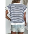 thumbnail image 3 of a.Jesdani Gilet Chic à Rayures Bleues : Chaud et Stylé, P-3TG, 3 of 8