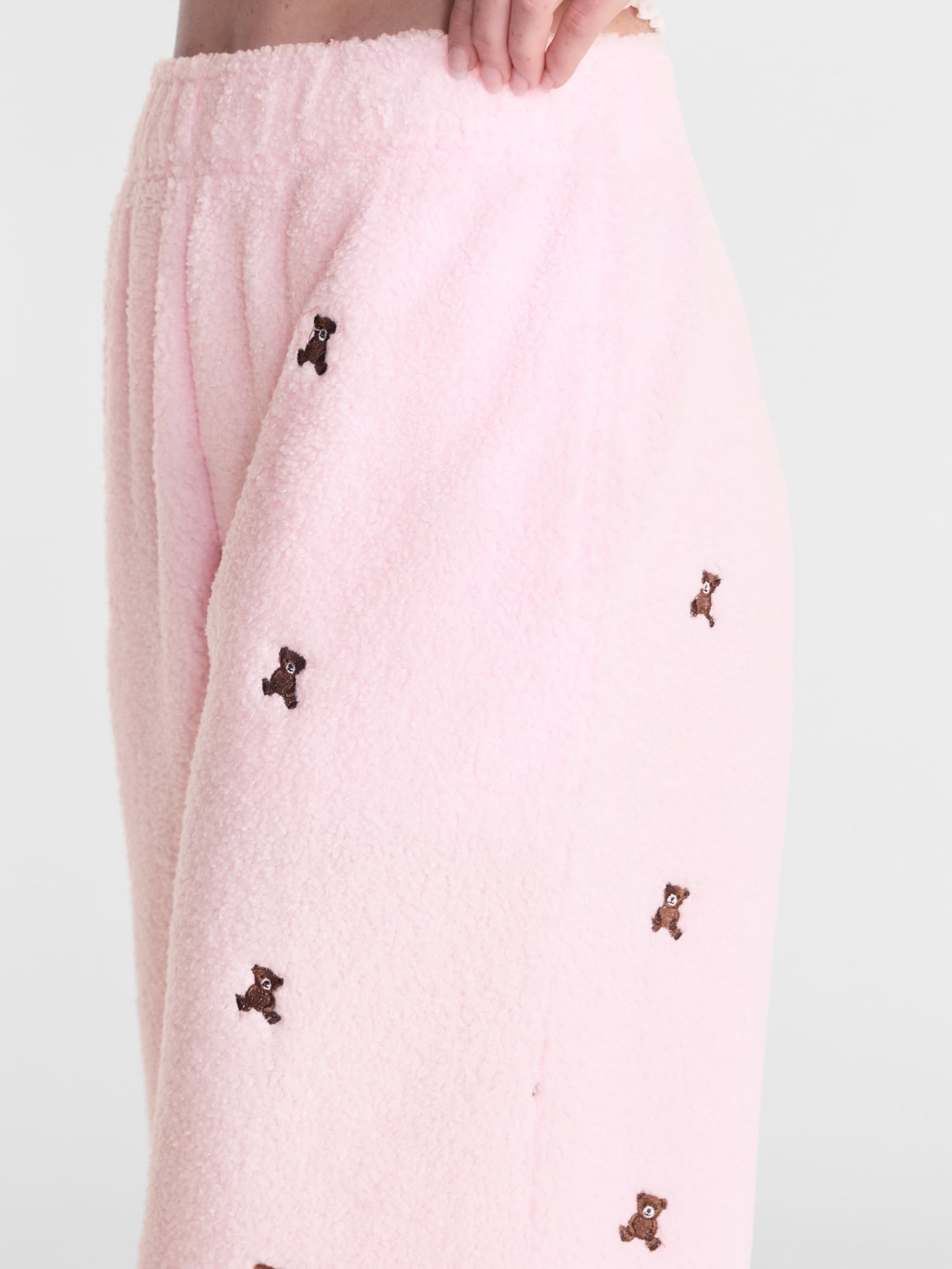 No Boundaries Cozy Teddy Joggers, 29.5'' Inseam, Women's XS-2X