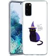 thumbnail image 1 of TalkingCase Slim Phone Case Compatible for Samsung Galaxy S20 FE 4G/5G,(Not S20),Witch Cat Print,Lightweight,Flexible,Soft, USA, 1 of 7