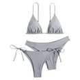 thumbnail image 1 of DGMIOCS Women's Tankini Set Bikini Set Grey XL, 1 of 7
