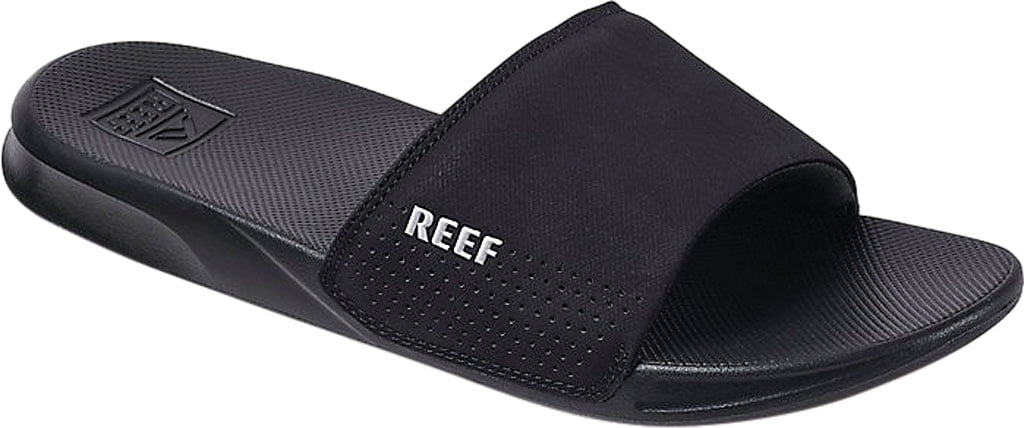 Reef One Slide Sliders in Black 