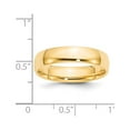 thumbnail image 3 of 14k Yellow Gold 5mm Lightweight Comfort Fit Wedding Band Size 7, 3 of 4