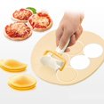thumbnail image 2 of Molde de Cocina 3 piezas de plástico Fondant Dough Roller Knife Pie Cookie Cutter Herramientas para hornear Likrtyny Libre de BPA, 2 of 3
