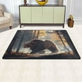 thumbnail image 3 of Ryvnso A Bear in Autumn Forest Area Floor Mats Large Nursery Rugs Non-Slip Carpets Doormat 36" x 24", 3 of 7