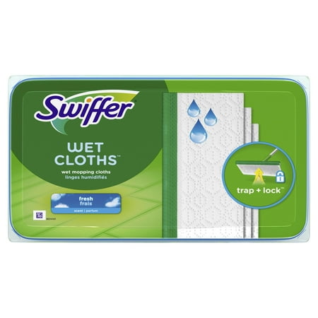 Swiffer Sweep + Mop  Wet Pads Refill  Floor Cleaner  Cleaning Cloths  Fresh  24ct