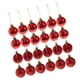 thumbnail image 1 of Paquete de 24 adornos navideños irrompibles para árbol de Navidad rojo, 1 of 8