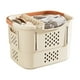 thumbnail image 2 of Organizadores de armario y almacenamiento, cesto plegable para ropa sucia, cesta de almacenamiento de baño de gran capacidad para el hogar, cesta de almacenamiento multicapa con asa., 2 of 7