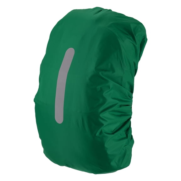 Uxcell Waterproof Backpack Rain Cover, 40L-50L Backpack Cover, Bag Rain Cover with Reflective Strap [Postal Green]