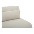 thumbnail image 6 of Moe's Home Collection Amelia Slipper Chair Warm White Fabric Slipper Chairs, 6 of 6
